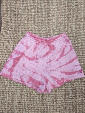 PINK Victoria's Secret Pink Tie-Dye Athletic Shorts